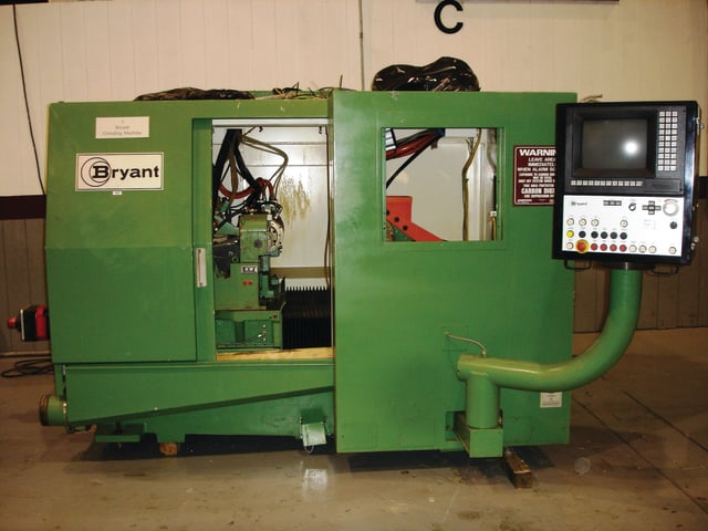 Bryant #LF2, CNC External Form Grinder, 14" O.D. Work capacity, 24" O.D. Wheel, 20" X & 14" Z Travel, 600