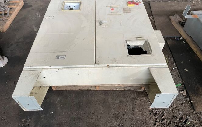 Ross #PVM-100, Triple Motion Vacuum Mixer, Stainless Steel, 100 gallon, 1.5" max width, 10" Feed length