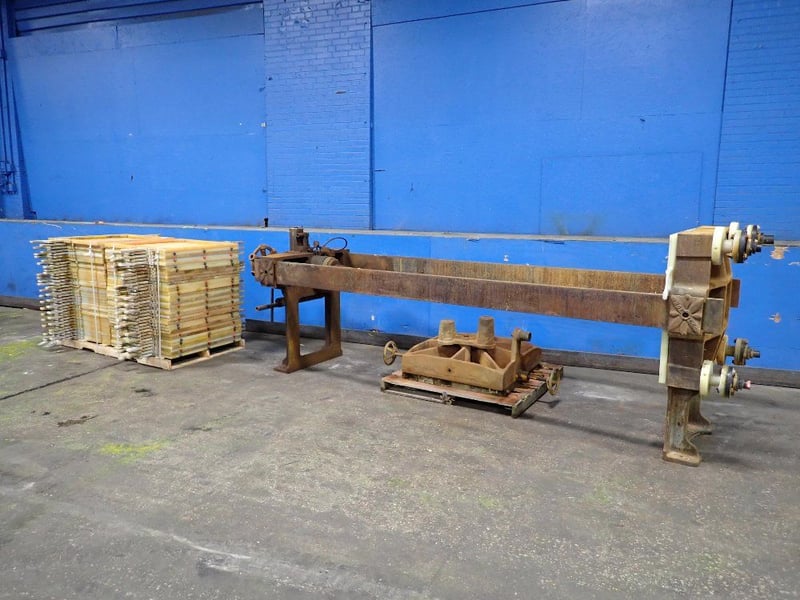 36" Independent Filter Press Co. #50451, Filter Press, (68) 36" x 36" Plates