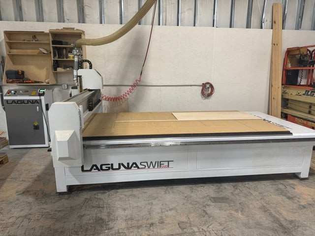 Laguna #Swift, CNC Router, 5' x 10' table, 18k RPM, 3 HP, dual vacuum zones, 2020