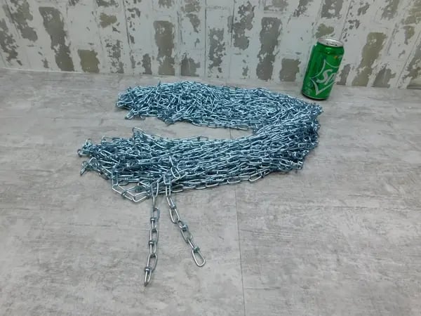 100' NEW Campbell #2 Weldless Inco Chain, Double Loop, 115# Load, CAM0750224 NEW