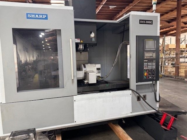 Sharp #SVX-300-F, vertical machining center, 5-axis, 30