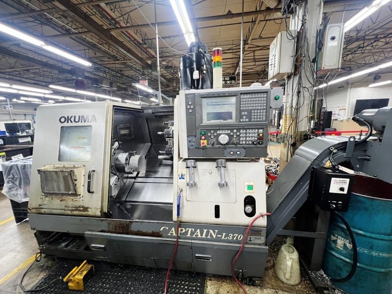 Okuma #Captain-L370, CNC lathe, 2-Axis, OSP-P100 Control, 20.8
