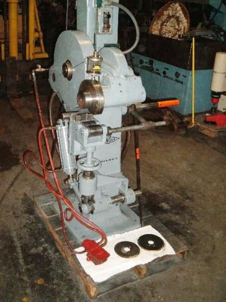 Landis, pneu.rotary blade cut off, work stop, 5HP hi eff, 3 ea.blades ...