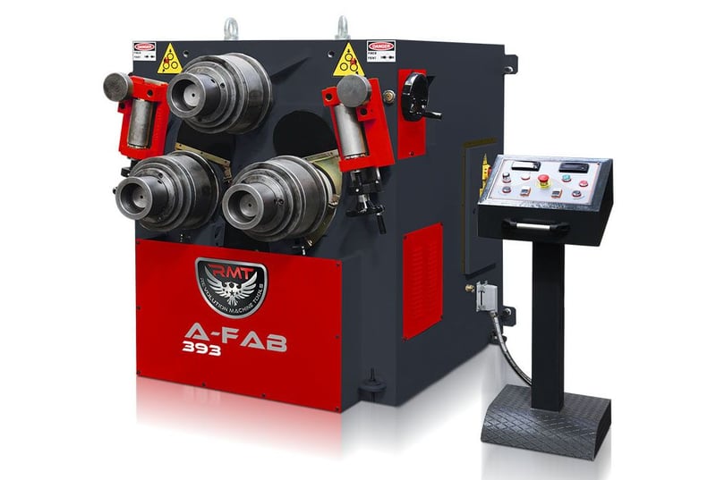 RMT #A-FAB-393, hydraulic angle roll, new