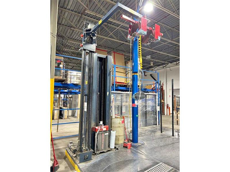 Wulftec #WHP-200, Stretch Wrapper w/Turntable, 56" width x 56" L x 76" H max Load Size, 4000 lb. Load