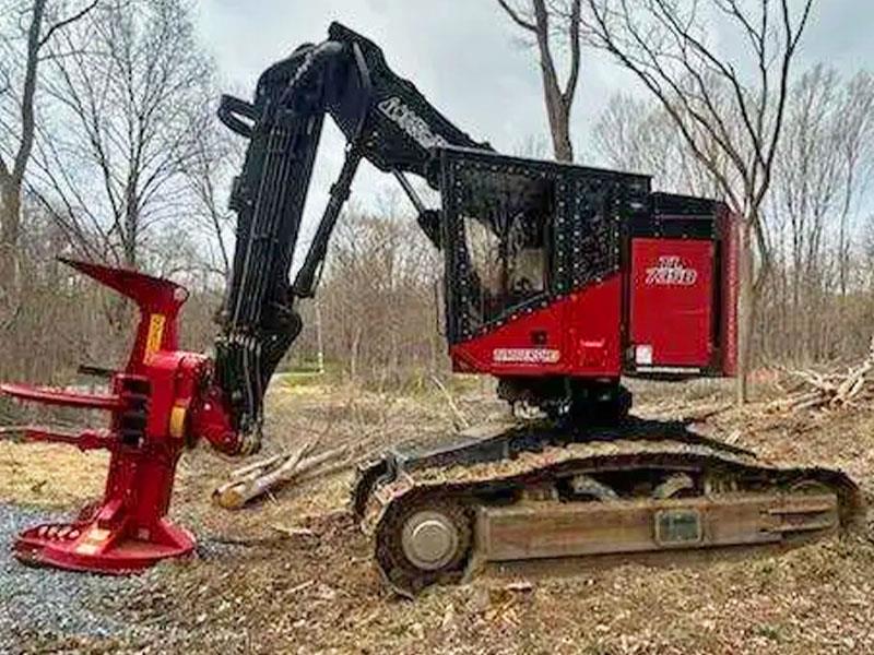 TimberPro #TL735D, Tracked Feller Buncher, 23.9' Boom Reach, 0-3.5 MPH ...