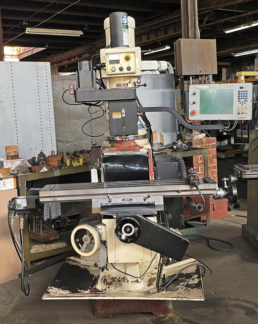Chevalier #FM-33KP, CNC Milling Machine, 10" x 50" Table, 60-4500 RPM, 220 V