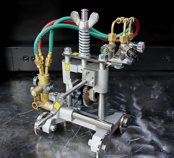 Koike Aronson #Picle1-II-T, Portable Automatic Gas Pipe Cutting Machine, 2" Cutting thickness, 4"-24"