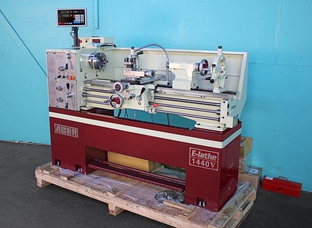 14" x 40" Acer #1440V-E-Lathe-Series, High Precision Lathe, 2-Axis digital read out, 7" Center height, 9"