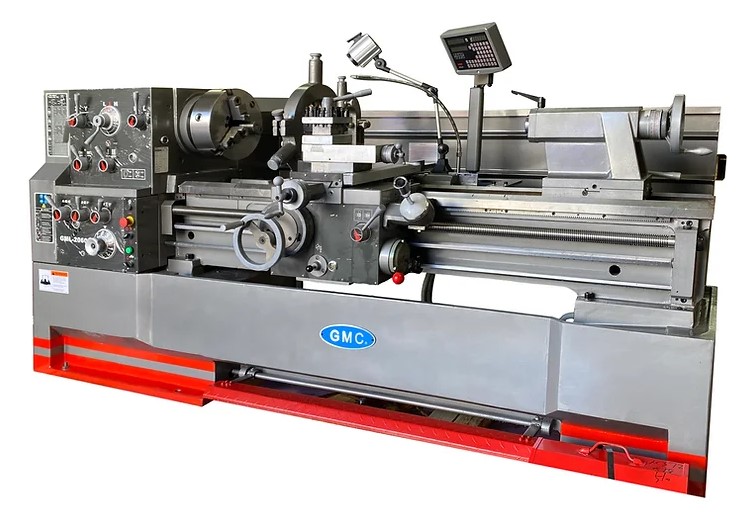 20" x 80" GMC #GML-2080, Heavy Duty Gap Bed Lathe, 12" width Bed, 10" 3-Jaw & 12" 4-Jaw Chucks, 3.125"
