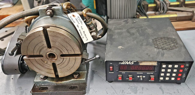 8" Haas #5C, Superspacer 4th Axis Automatic Digital Indexing Rotary ...