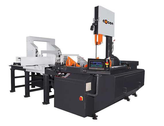 20" x 26" Cosen #AV-2026NC, NC Programmable Automatic Heavy-Duty Hydraulic Tilt Frame Double Mitering