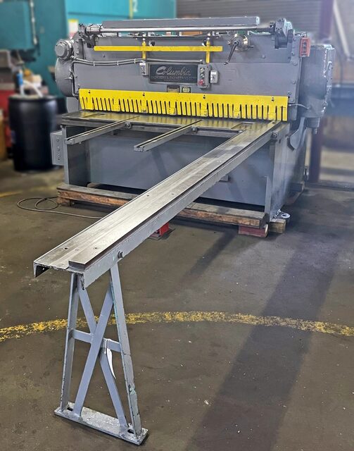 1/4" x 6' 4" Lodge & Shipley #0406, Power Squaring Shear, 60 SPM, 36" L Back Gauge, 5 HP