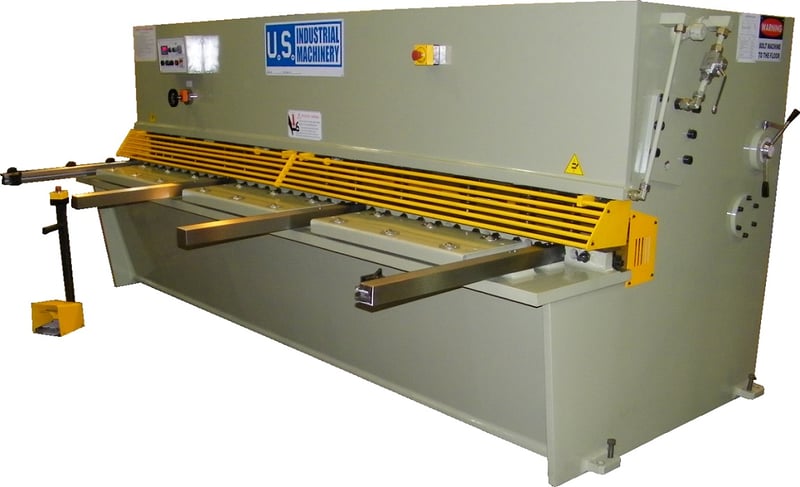 1/4" x 8' U.S. Industrial #US825, Hydraulic Shear, 98" Sheet, 18 No Load Strokes, 5.5" Throat Depth, 3/4"-36"