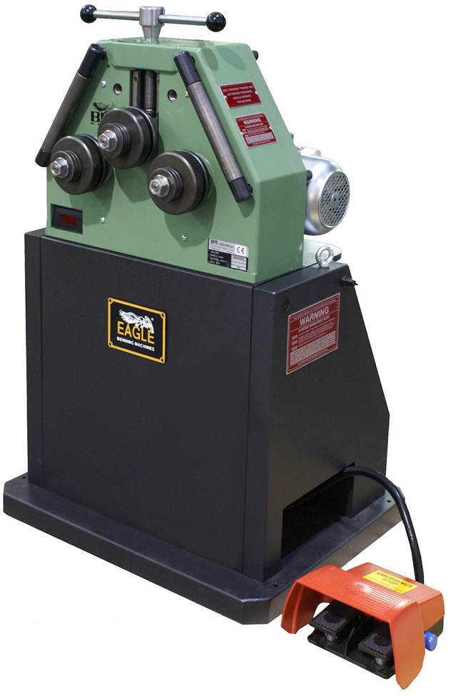 22" x 1.5" x 3/16" Eagle #CP30-PRM, Universal Roll Bender w/LED Readout, 1.2" outside dimension Shaft, 5.4"