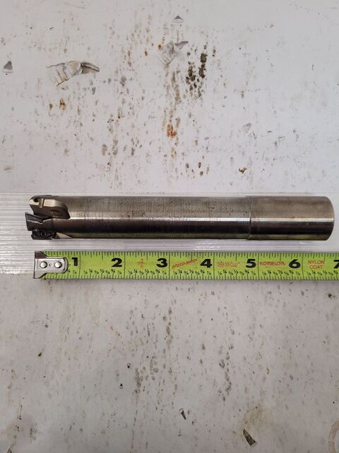 Iscar, End Mill, 1" diameter, 6.5" Shank