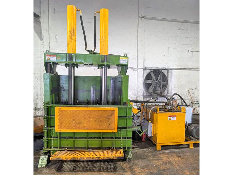 ACCE, Tire Baler, 18' x 16.5' x 12.5' overall dimension, 13000 lbs., Dual Cylinder, 30 HP, 2024