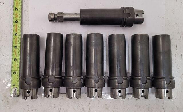 Parlec H40-62SF394 HSK40 5/8" Shrink Fit Tool Holder - Lot of 8