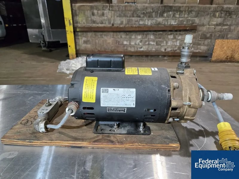 1.5 HP 3490 RPM WEG #HYPRO-00156OS1BJP56J, ODP, FR.E56J, 115/208-230 Volts, w/ pump & switch, 2013