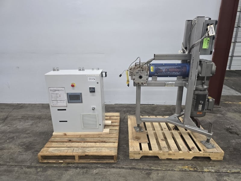 Maag #EX50-6-GU, Melt Pump, w/Control Panel, 454 kg/hr. capacity, 800-1000 psi Suction, 2300-3000 psi