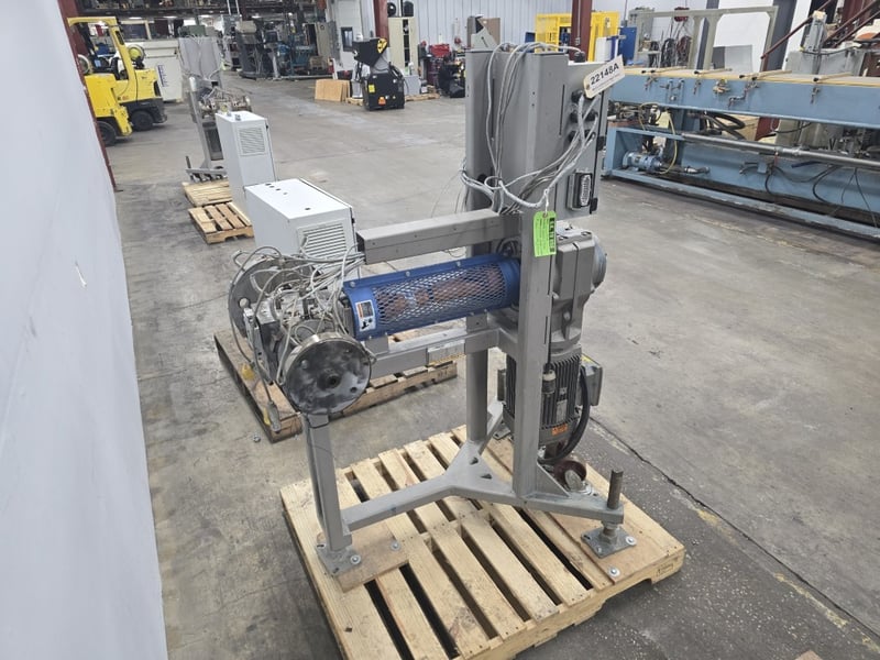 Maag #EX50-6-GU, Melt Pump, 454 kg/hr. capacity, 800-1000 psi Suction, 2300-3000 psi Discharge, 380-450 F