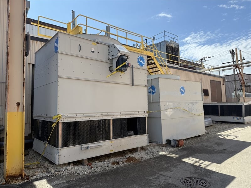 Baltimore Aircoil #PT2-0812A-3N1/PT2-1212A-3N1, Cooling Towers, 993 GPM, 6.16 psig, 2012