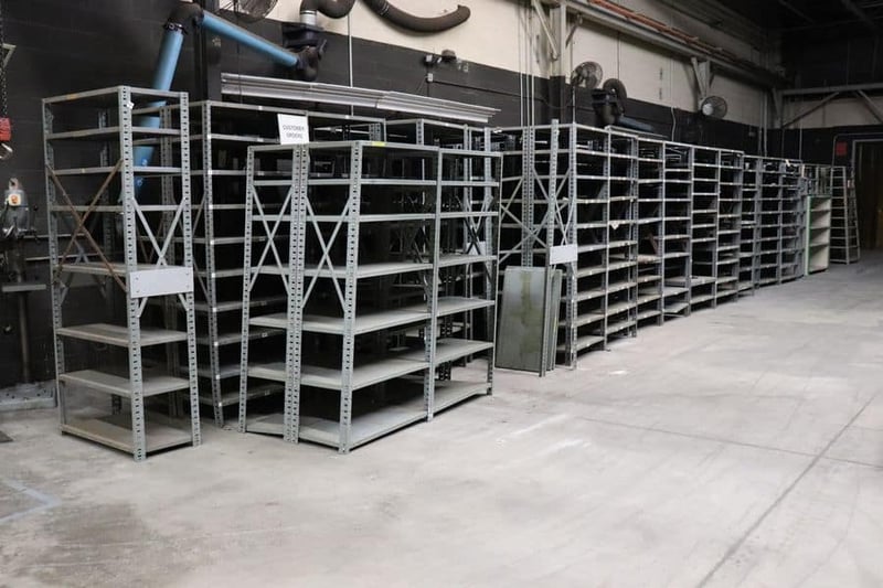 36w x 18d x 87h industrial adjustable met, 120+ sections available