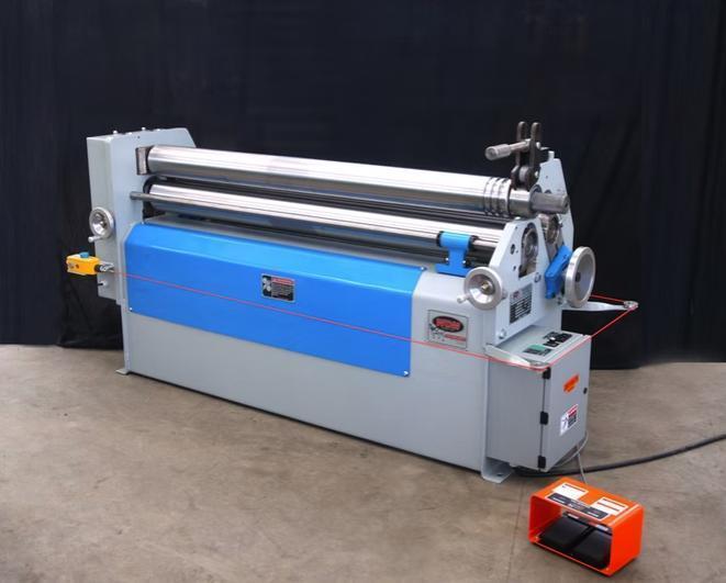 5' x 0.16" WDM #310-5-48, initial pinch bending roll, 5" diameter top roll, 20" diameter x 60" width max