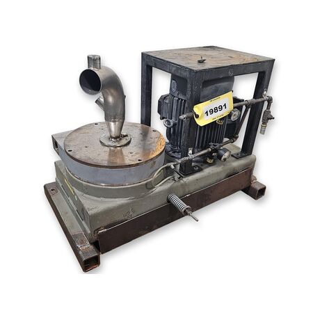 Cyclo-Tex, vertical shaft impact mill for grinding chromium metal powders