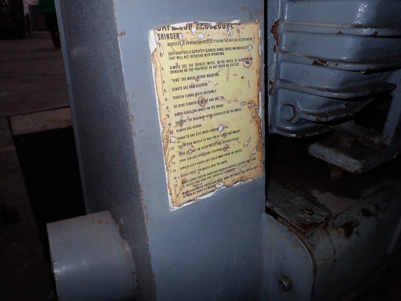 ぐりたん　0425 Gardner #5K42JG813, Double Disc Grinder, 25 HP, 1725 RPM