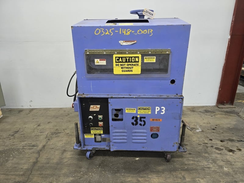 RDN #130-6A, 6" x 30" belt puller, 3 HP, Western 9000-B 4-speed transmission, 1991