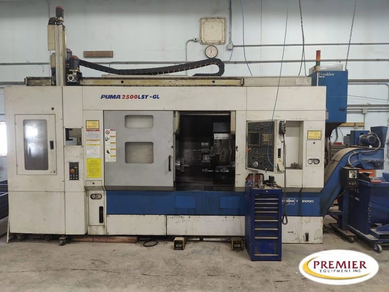 Daewoo Doosan #Puma-2500LSY-GL, multi-axis CNC turning center, Fanuc 18iTB, 23.6" swing, 3" bar, 2006