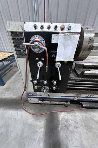 30.7"/42.12" x 118.1" Chu Shing/Acra #HR-780x3000G, Manual Lathe, 6.25" Spindle Bore, 18" width Bed, 2006