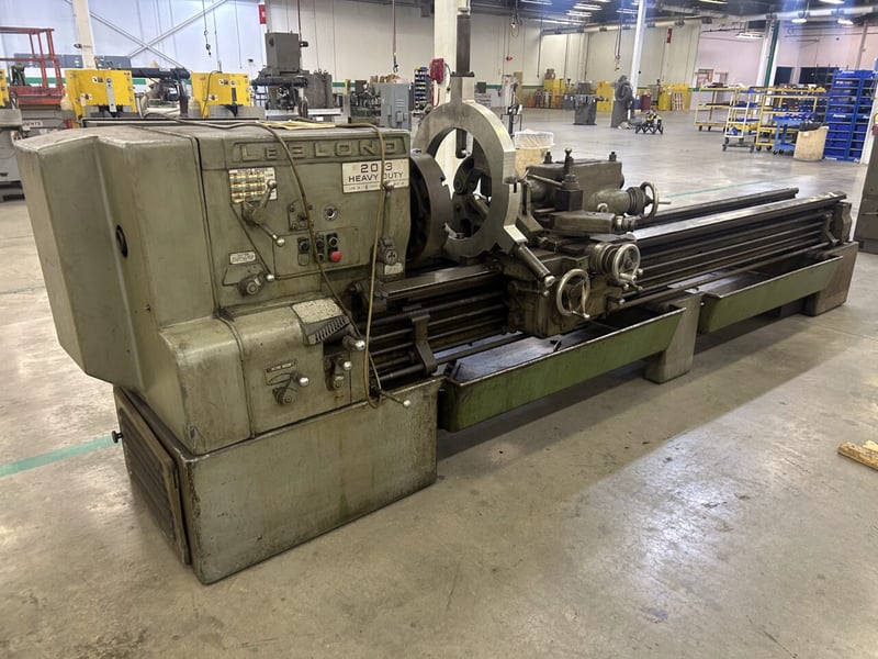 21" x 120" LeBlond #2013-Heavy-Duty, engine lathe, 4-jaw chuck, 2 steady rests, taper attachment