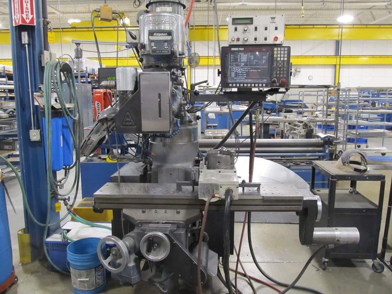 Bridgeport #Series-I, CNC Knee Mill, 30" X, 12" Y, 16" Z, 6.75"-18.75" Throat distance, 5" Quill, 12" Ram, 9"