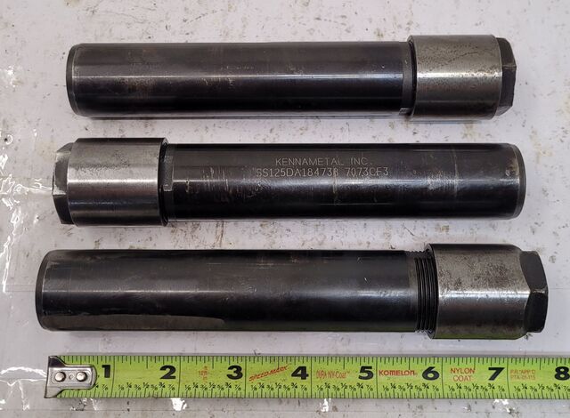 Kennametal SS1250DA184738 Double-Angle Collet Chucks - Set of 3