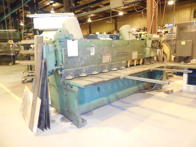 1/4" x 10' Cincinnati #2CC10, shear, serial #42438