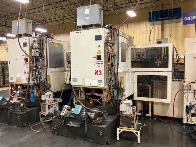Mectron #MTV-T351A, vertical machining center, 5 axis, 13.7" X, 9.8" Y, 9.8" Z, 25.6" x 9.8" table, BT-30