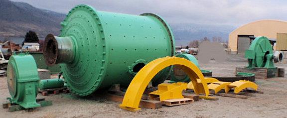 9' x 10' Allis-Chalmers, Ball Mill, 400 HP, GE Sync