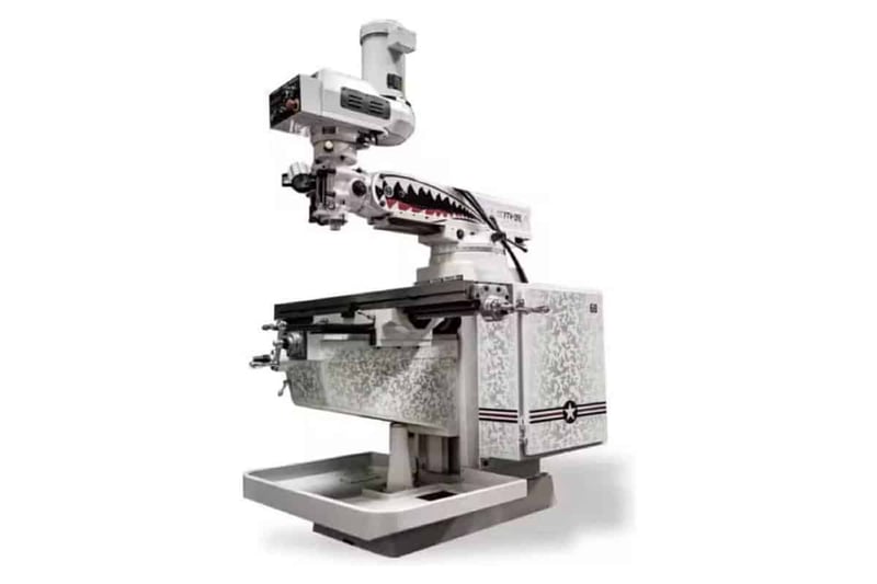 Republic-Lagun #FTV-2FE, vertical knee mill with EVS, 5 HP, R-8