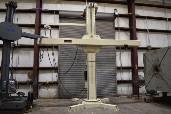 14' x 14' Pandjiris #1400, welding manipulator, free standing X-base, 2025
