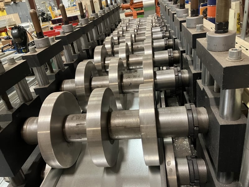 Structural Metal Stud and Track Rollforming Production Line For Sale ...