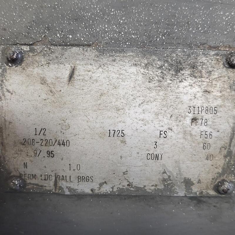 Hardinge #HSL, speed lathe, 5C collet closer w/assortment of 5C collets, 1/2 HP, 220/440 V.