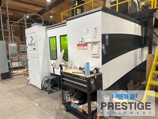 Eagle #iNspire-2040, CNC Fiber Laser w/CraneMaster Load/Unload, 20000 Watts, 160" X, 80" Y, 4" Z, 3086 lbs.