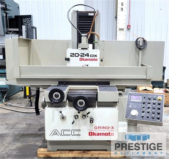 20" x 24" Okamoto #ACC-20-24-DX, CNC Horizontal Surface Grinder, 29.5" x 21.25" Manual Table capacity, 12" x