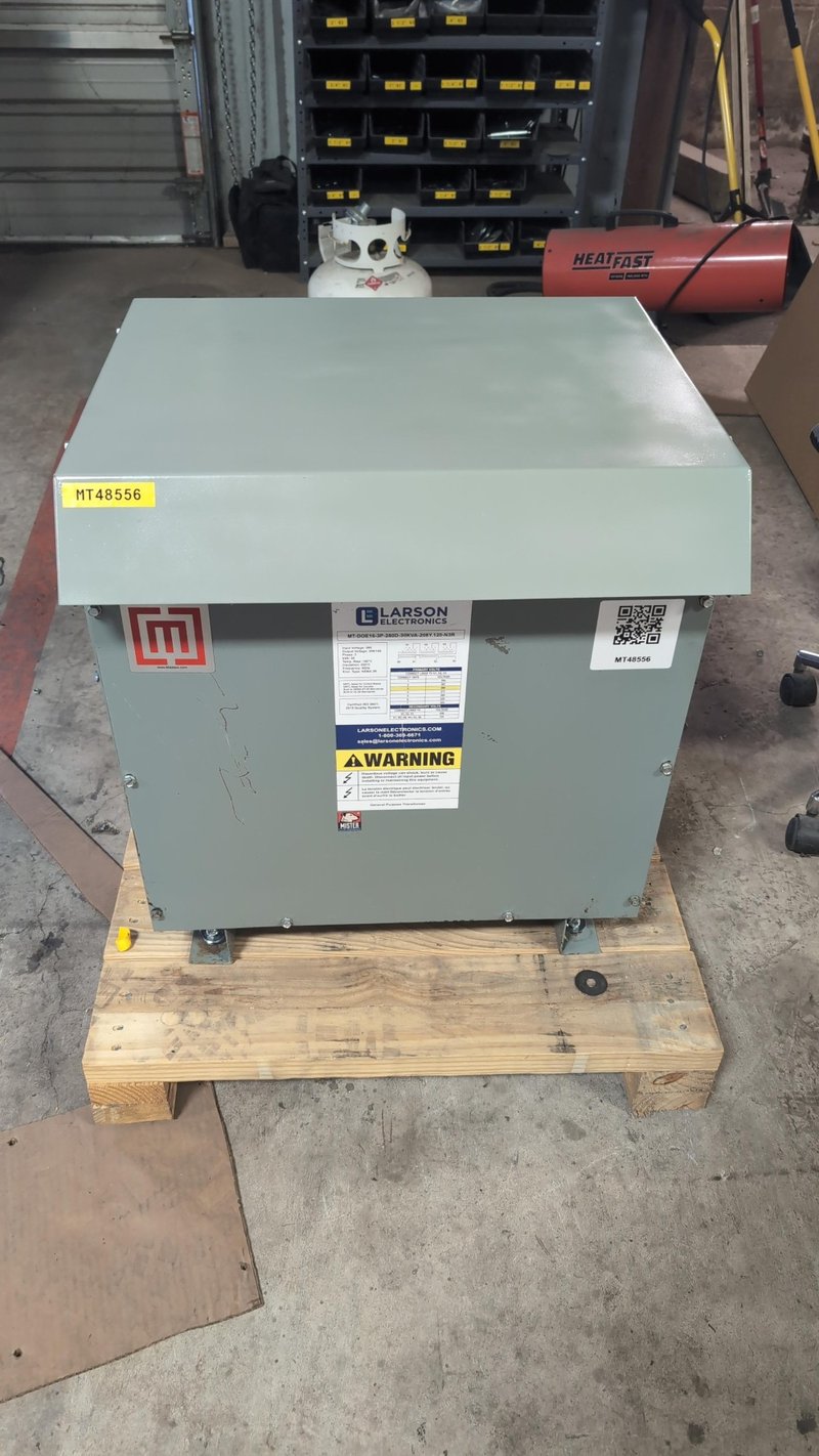 30 KVA 280 Delta Primary, 208Y/120 Secondary, 3 phase, Dry Type Transformer, Ready To Ship