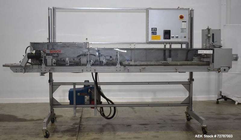 Doboy (Bosch) #GS1000S, Double Fold Bag Sealer, LR, seals up to 100' of bags/min, 3.5" x 15" width sizes
