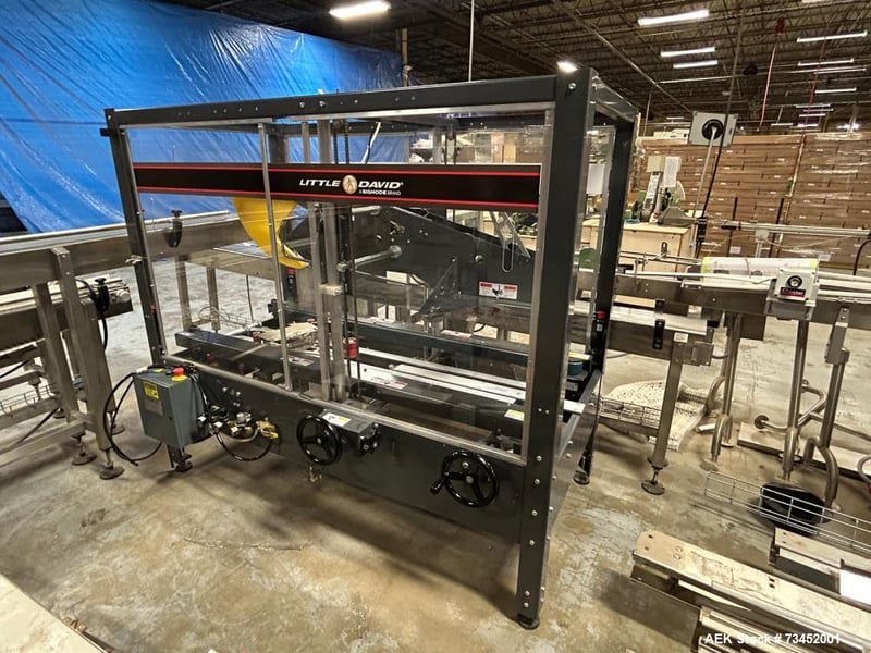 Little David #CF25SB, Narrow Width Case Erector & Bottom Taper, 15 CPM, 3.5-14" x 6-16" x 3-12" sizes, 3"
