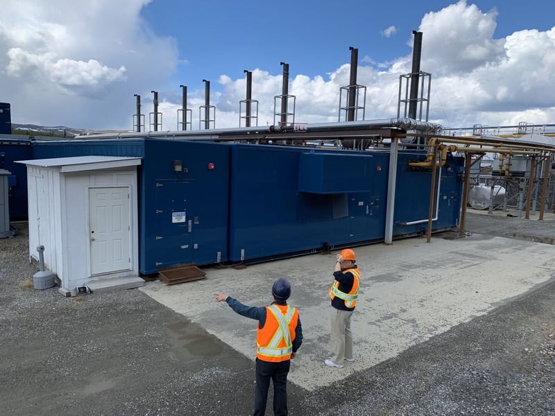 Finning Genset E-house building double wide